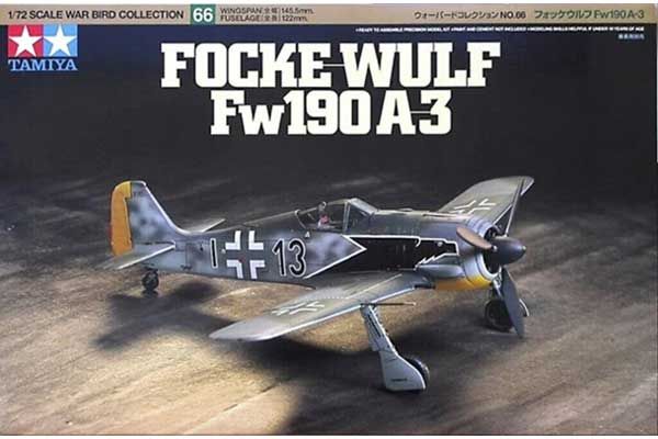 Focke-Wulf Fw190 A-3 (Tamiya 60766) 1/72 Focke-Wulf Fw190 A-3 (Tamiya 60766) 1/72