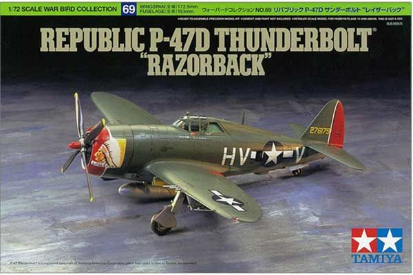 P-47D Thunderbolt "Razorback" (Tamiya 60769) 1/72 P-47D Thunderbolt "Razorback" (Tamiya 60769) 1/72