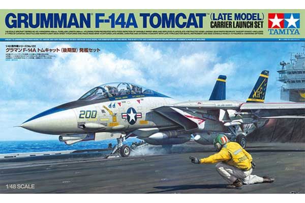 1/48 F-14A (поздний) с пусковой площадкой (Tamiya 61122) 1/48