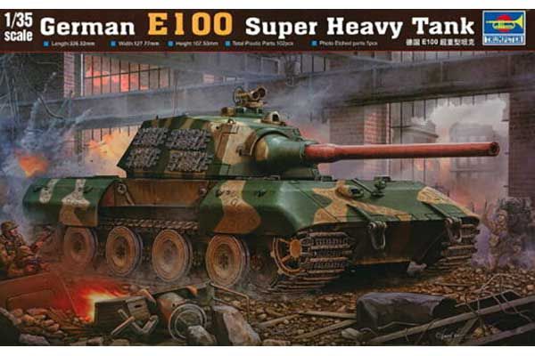 E 100 - немецкий сверхтяжелый танк (TRUMPETER 00384) 1/35