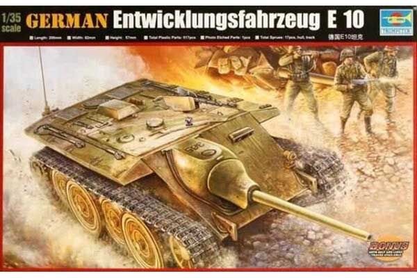 Entwicklungsfahrzeug E 10 Hetzer (Trumpeter 00385) 1/35 Entwicklungsfahrzeug E 10 Hetzer (Trumpeter 00385) 1/35