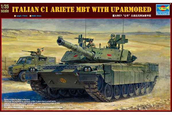 C1 Ariete з посиленим бронюванням (Trumpeter 00394) 1/35 C1 Ariete з посиленим бронюванням (Trumpeter 00394) 1/35