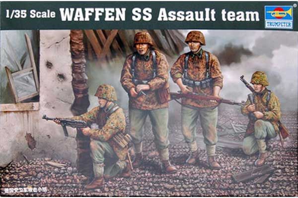 Штурмова група WAFFEN SS (Trumpeter 00405) 1/35 Штурмова група WAFFEN SS (Trumpeter 00405) 1/35