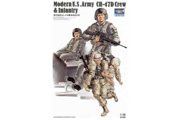 Екіпаж CH-47D і піхота армії США (Trumpeter 00415) 1/35 Екіпаж CH-47D і піхота армії США (Trumpeter 00415) 1/35