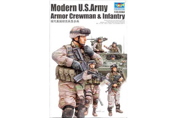 Екіпаж бронемашини і піхота США (Trumpeter 00424) 1/35 Екіпаж бронемашини і піхота США (Trumpeter 00424) 1/35
