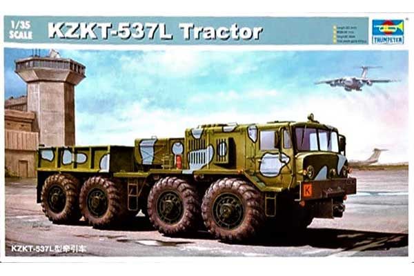 КЗКТ-537Л аэродромный тягач (TRUMPETER 01005) 1/35 КЗКТ-537Л аэродромный тягач (TRUMPETER 01005) 1/35