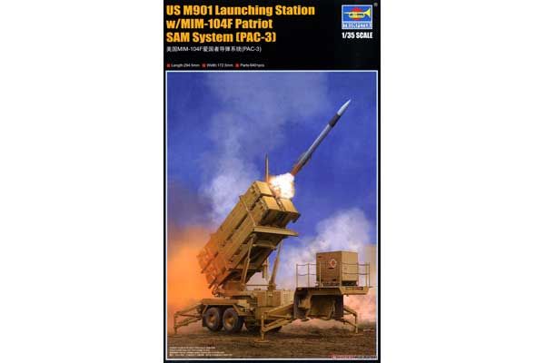 MIM-104F Patriot з пусковою установкою M901 (TRUMPETER 01040) 1/35 MIM-104F Patriot з пусковою установкою M901 (TRUMPETER 01040) 1/35