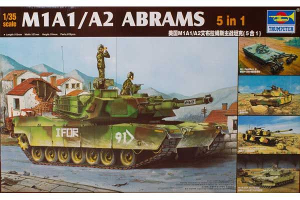 M1A1/A2 Abrams 5 в 1 (TRUMPETER 01535) 1/35