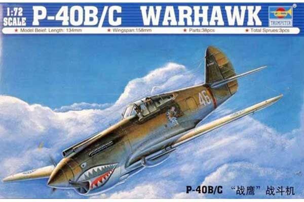 P-40B/C Warhawk (Trumpeter 01632) 1/72 P-40B/C Warhawk (Trumpeter 01632) 1/72