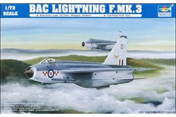 English Electric (BAC) Lightning F.MK3 (Trumpeter 01635) 1/72