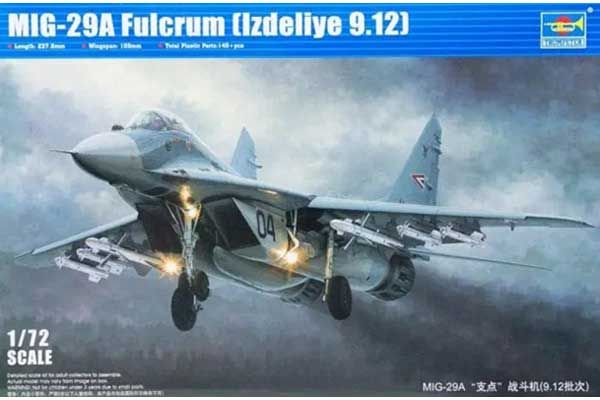 МіГ-29А (Іздєліє 9.12) Fulcrum (Trumpeter 01674) 1/72 МіГ-29А (Іздєліє 9.12) Fulcrum (Trumpeter 01674) 1/72
