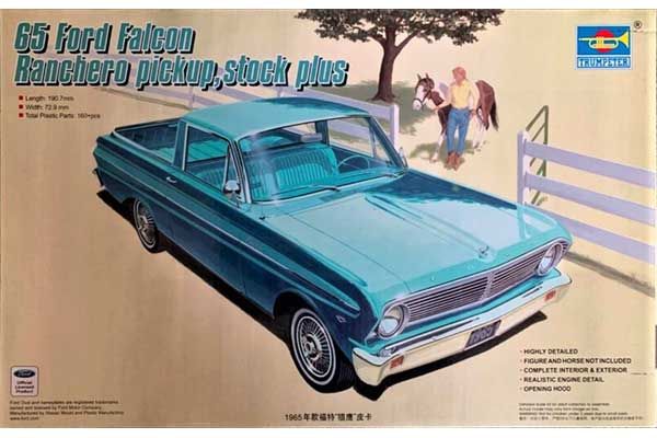 65 Ford Falcon Ranchero pickup, stock plus (Trumpeter 02511) 1/25
