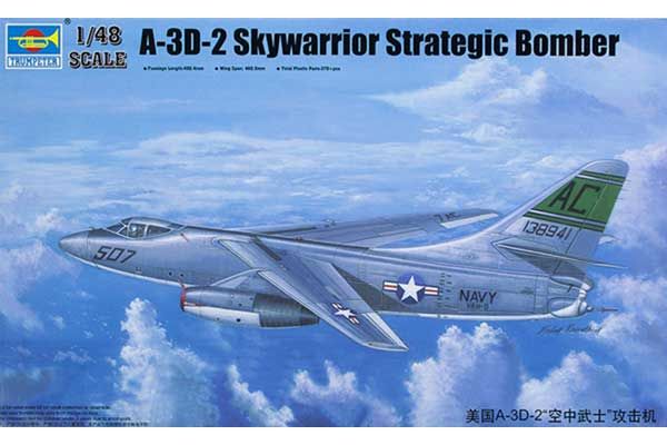 A-3D-2 Skywarrior стратегический бомбардировщик (Trumpeter 02868) 1/48