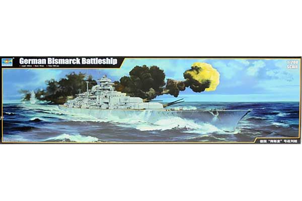 Bismarck немецкий линкор (Trumpeter 03702) 1/200