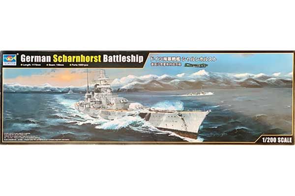 Scharnhorst немецкий линкор (Trumpeter 03715) 1/200