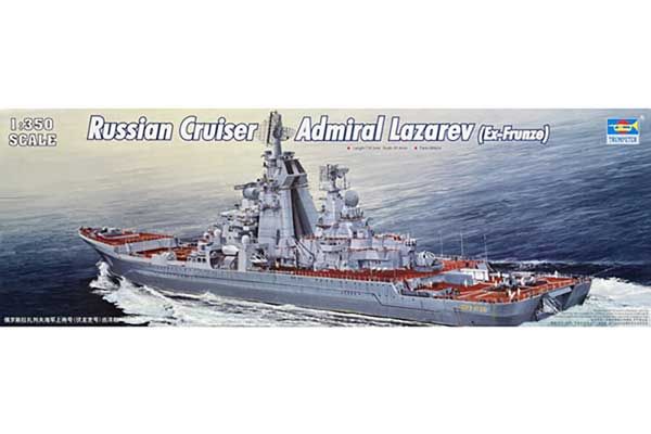 Ракетный крейсер Адмирал Лазарев (Trumpeter 04521) 1/350