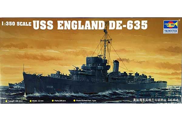 USS ENGLAND DE-635 (Trumpeter 05305) 1/350