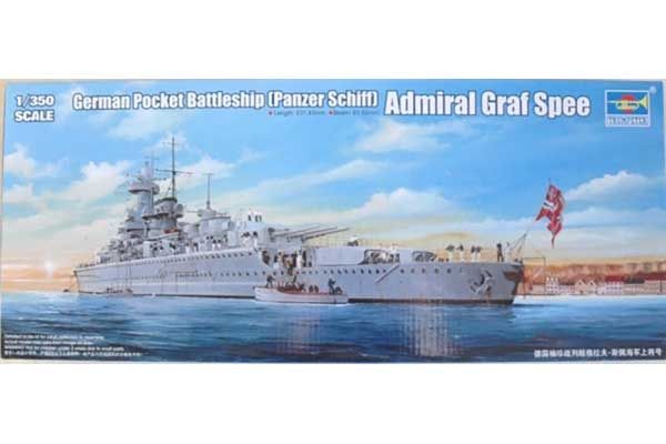 Тяжелый крейсер (Panzer Schiff) Admiral Graf Spee (Trumpeter 05316) 1/350