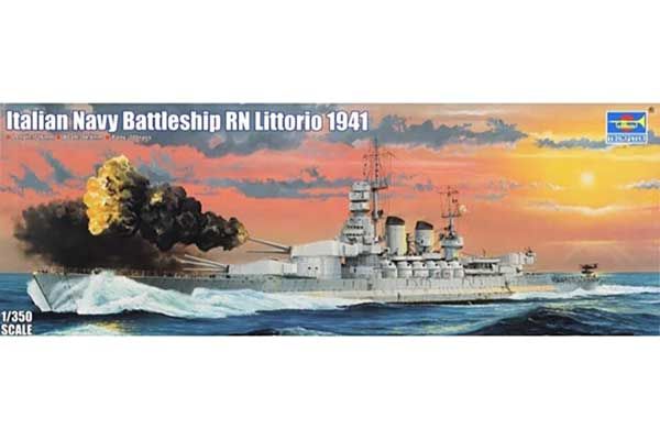 Итальянский линкор RN Littorio 1941 (Trumpeter 05319) 1/350 Итальянский линкор RN Littorio 1941 (Trumpeter 05319) 1/350