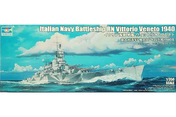 Итальянский линкор RN Vittorio Veneto 1940 (Trumpeter 05320) 1/350 Итальянский линкор RN Vittorio Veneto 1940 (Trumpeter 05320) 1/350