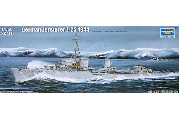 Zerstorer Z-25, 1944 (Trumpeter 05321) 1/350