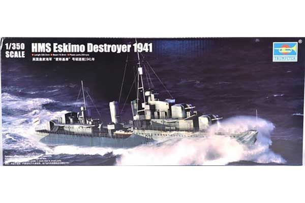 Эсминец HMS Eskimo в 1941 (Trumpeter 05331) 1/350
