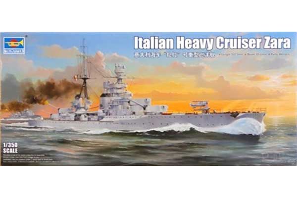 Итальянский тяжелый крейсер Zara (Trumpeter 05347) 1/350 Итальянский тяжелый крейсер Zara (Trumpeter 05347) 1/350