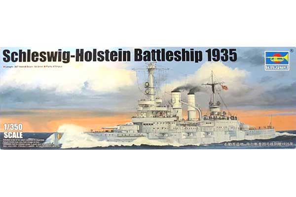Schleswig – Holstein броненосец 1935 (Trumpeter 05354) 1/350