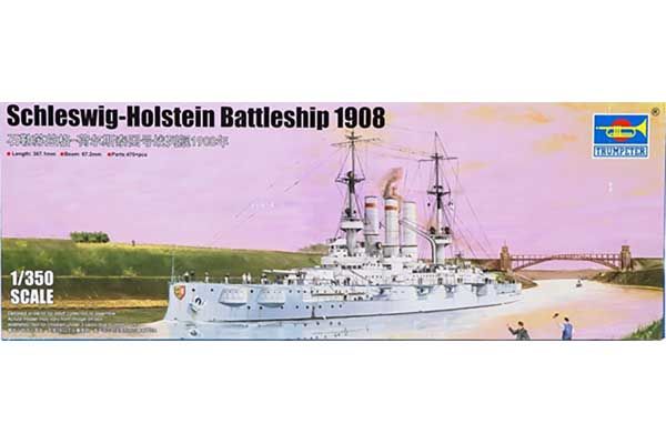 Линкор Schleswig – Holstein 1908 Trumpeter (Trumpeter 05355) 1/350