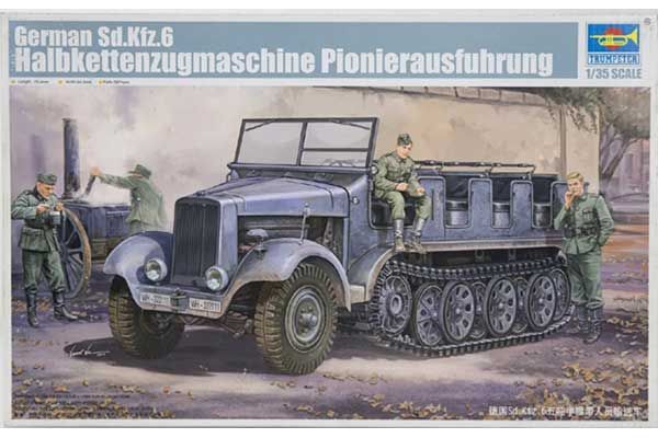 Sd.Kfz.6 Halbkettenzugmaschine Pionierausfuhrung (Trumpeter 05530) 1/35