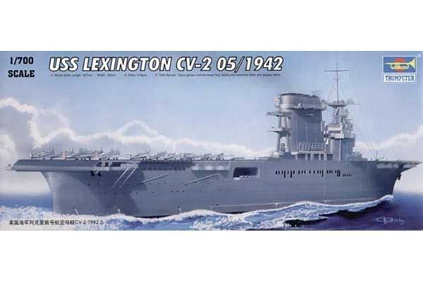 USS LEXINGTON CV-2 05/1942 (Trumpeter 05716) 1/700 USS LEXINGTON CV-2 05/1942 (Trumpeter 05716) 1/700