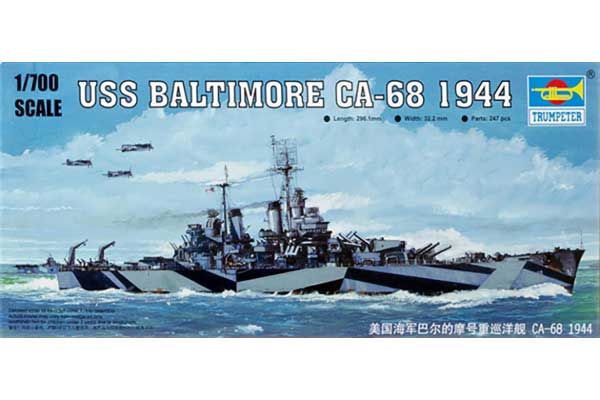 USS BALTIMORE CA-68 1944 (Trumpeter 05725) 1/700