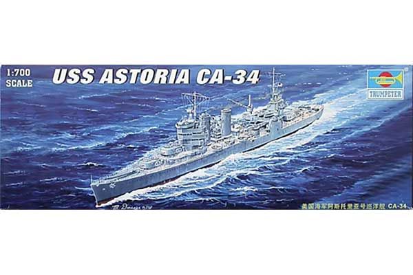 USS Astoria CA-34 1942 (Trumpeter 05743) 1/700 USS Astoria CA-34 1942 (Trumpeter 05743) 1/700
