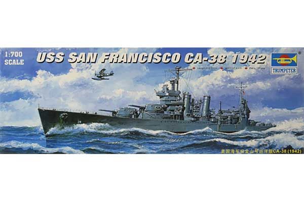USS San Francisco CA-38 (1942) (Trumpeter 05746) 1/700 USS San Francisco CA-38 (1942) (Trumpeter 05746) 1/700