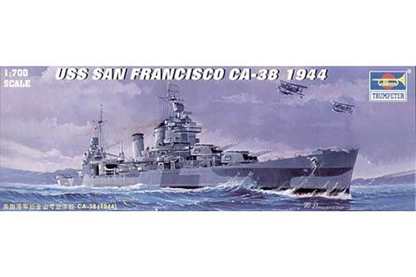 USS San Francisco CA-38 1944 (Trumpeter 05747) 1/700 USS San Francisco CA-38 1944 (Trumpeter 05747) 1/700
