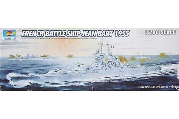 Французский линкор Jean Bart 1955 (Trumpeter 05752) 1/700