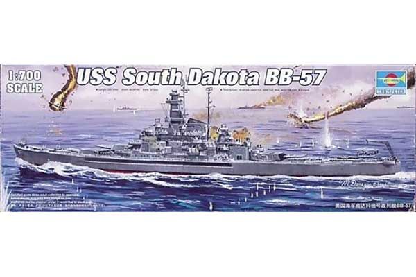 U.S.S. South Dakota BB-57 (Trumpeter 05760) 1/700