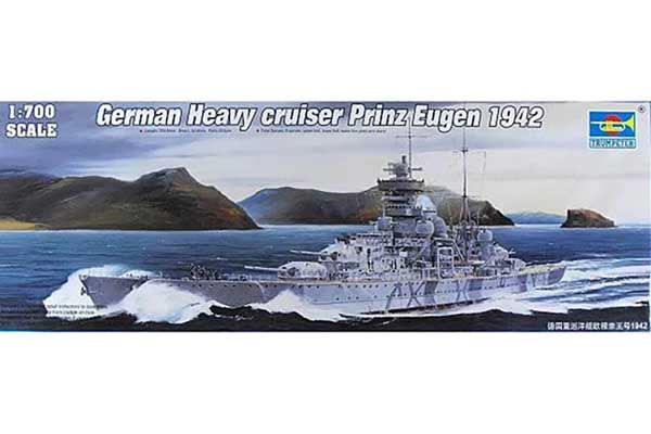 Немецкий крейсер Prinz Eugen 1942 (Trumpeter 05766) 1/700
