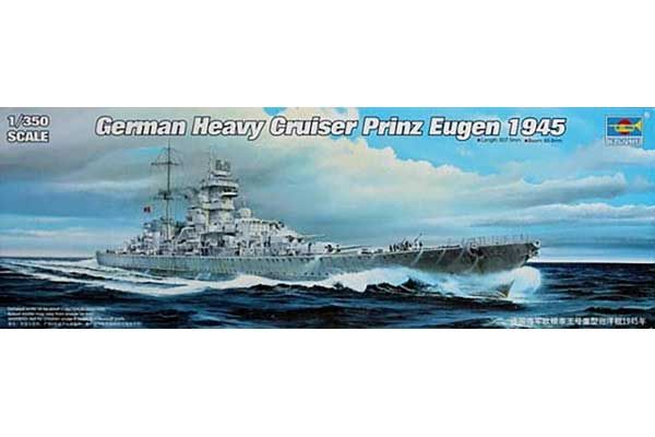 Немецкий крейсер Prinz Eugen 1945 (Trumpeter 05767) 1/700