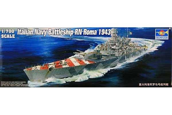 Итальянский линкор RN Roma 1943 (Trumpeter 05777) 1/700 Итальянский линкор RN Roma 1943 (Trumpeter 05777) 1/700