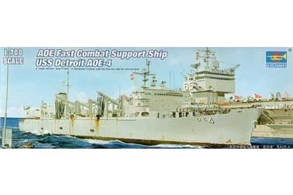 AOE Fast Combat Support Ship USS Detroit(AOE-4) (Trumpeter 05786) 1/700