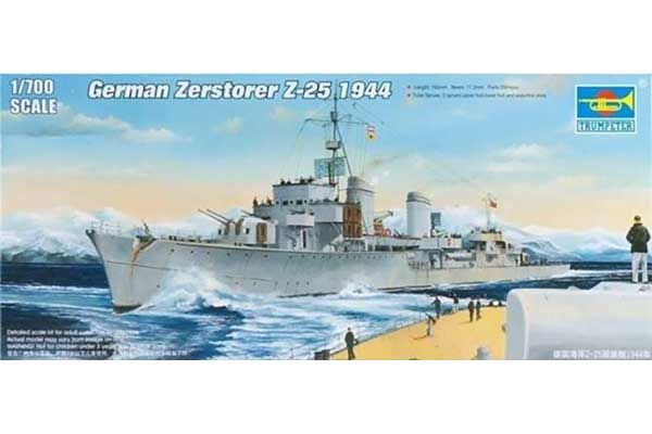 Zerstorser Z-25 ,1944 (Trumpeter 05787) 1/700