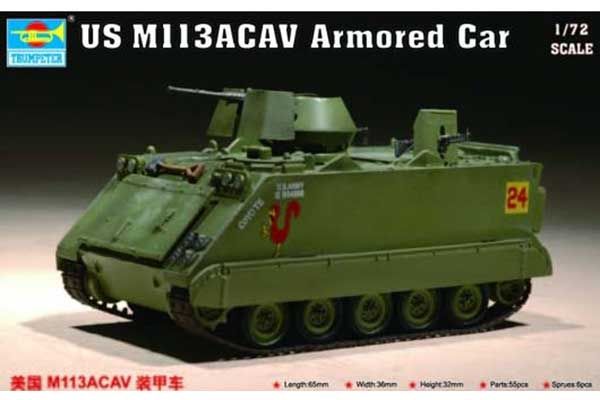 M113ACAV бронетранспортер (TRUMPETER 07237) 1/72 M113ACAV бронетранспортер (TRUMPETER 07237) 1/72