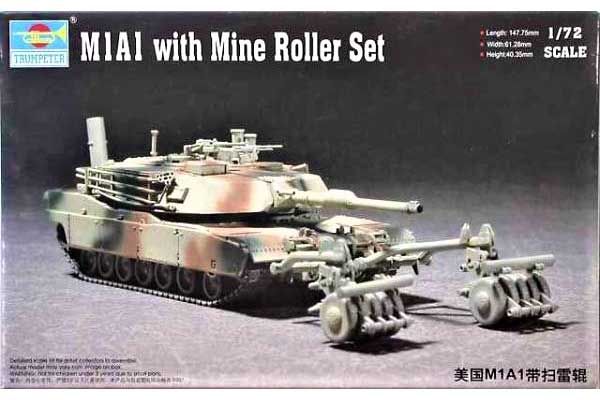 M1A1 с минным тралом (TRUMPETER 07278) 1/72