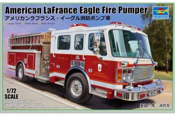 Американский пожарный автомобиль LaFrance Eagle (Trumpeter 07445) 1/72