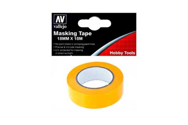 Маскувальна модельна стрічка 18мм х 18м (Vallejo T07001) Маскувальна модельна стрічка 18мм х 18м (Vallejo T07001)