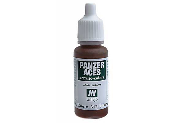 Фарба акрилова "Panzer Aces" шкіряний ремінь Vallejo 70312 Фарба акрилова "Panzer Aces" шкіряний ремінь Vallejo 70312