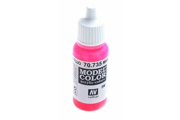 Фарба акрилова "Model Color" 208 фуксія ,, флуоресцентний 70735 Vallejo Фарба акрилова "Model Color" 208 фуксія ,, флуоресцентний 70735 Vallejo