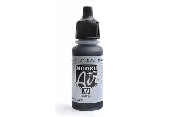 Фарба акрилова "Model Air" чорний металік Vallejo 71073 Фарба акрилова "Model Air" чорний металік Vallejo 71073