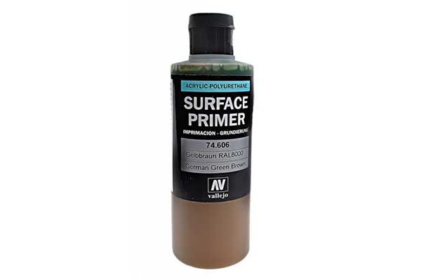 Акрил-поліуретанова грунтовка: German Green Brown RAL 8000 200 мл (Vallejo 74606) Акрил-поліуретанова грунтовка: German Green Brown RAL 8000 200 мл (Vallejo 74606)